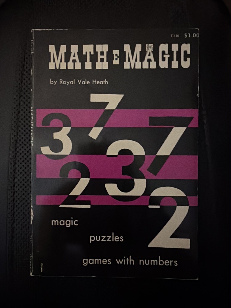 MATH-E-MAGIC (Royal Heath,  early edition, 1960s) -- fun stuff --TMGS Book-MANIA