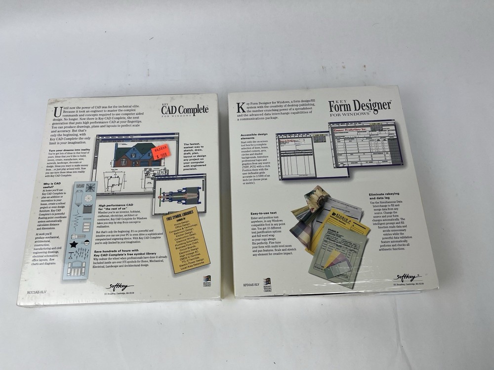 SoftKey- Key CAD Complete CD-Rom Software For Windows & Key Form Designer