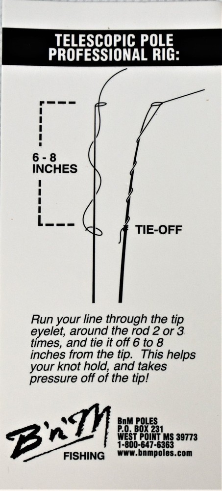 (2 pack Pole Black Widow Ready Rig 13ft Telescopic Panfish Pole