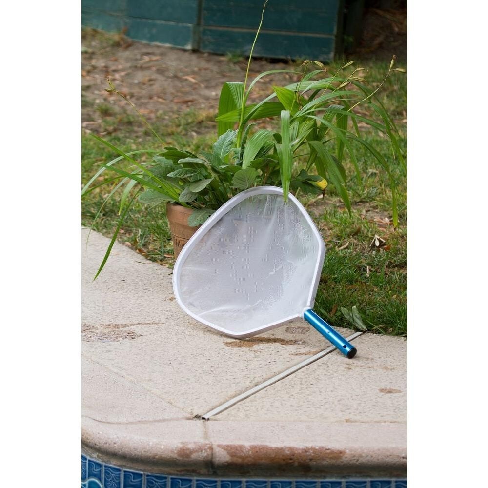 Heavy-Duty Aluminum Leaf Skimmer for Pools and Spas