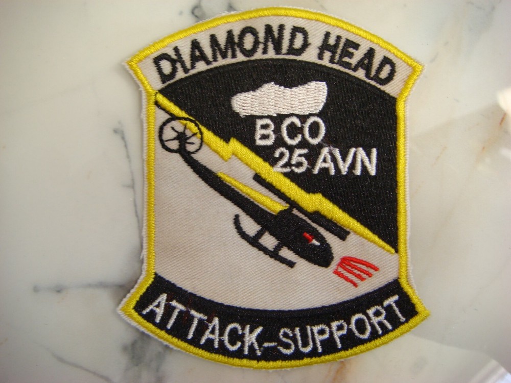 US B Co. 25th AVIATION HELICOPTER ATTACK SUPPORT, VIETNAM WAR PATCH
