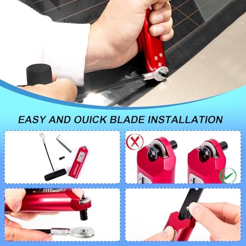Pieces Windshield Broach Blades, Three Blades of Different Specifications, 6