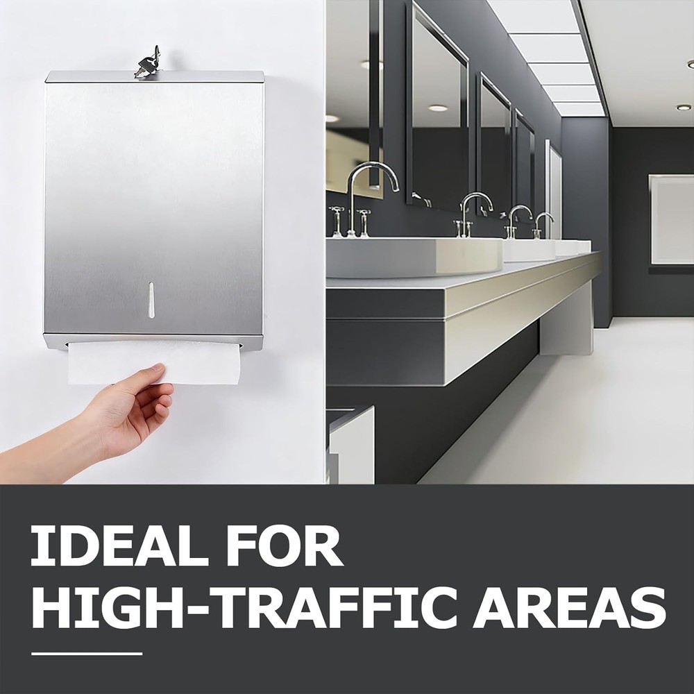 Touchless Hand Towels Dispenser Brushed Stainless Steel