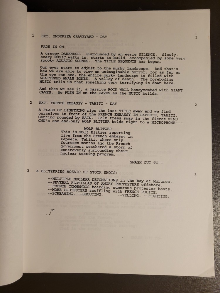 1996 Deep Rising Screenplay April 4 1996 Draft Stephen Sommers
