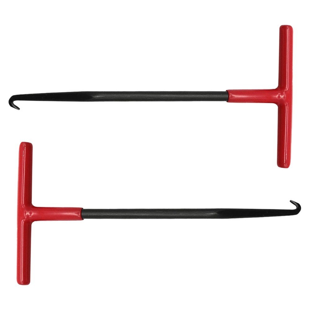 2pcs Exhaust Spring Puller Snowmobile Motorcycle Exhaust Stand Removal T-Handle