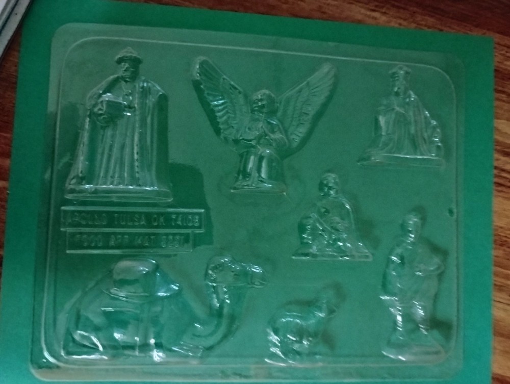 wilton chocolate candy mold nativity