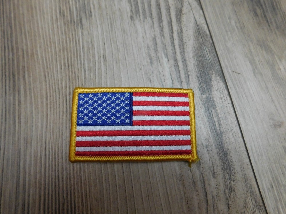 AMERICAN FLAG EMBROIDERED PATCH