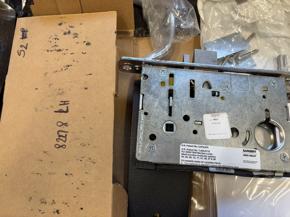 Assa Abloy Sargent Wireless Lock G1? Profile Series. Open Box