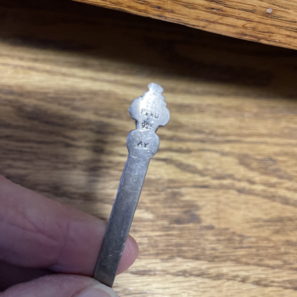 Vintage Sterling Silver 925 Peru Spoon Peruvian