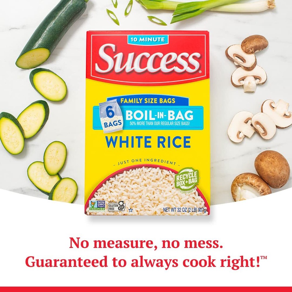 Success Boil-in-Bag White Rice 21 oz
