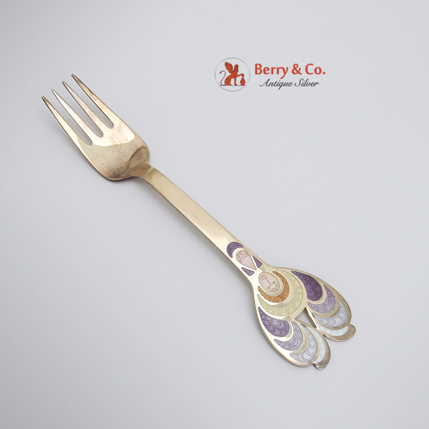 Herald Christmas Fork 1972 Michelsen Sterling Silver