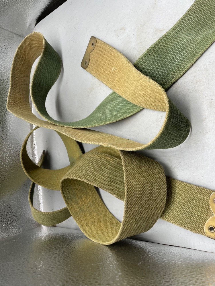 WW1 1908 Pattern British Army Webbing Shoulder Strap in Khaki- 49" Long Original