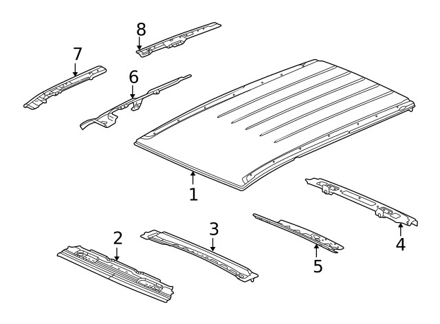 Genuine GM Front Side Rail 22719124