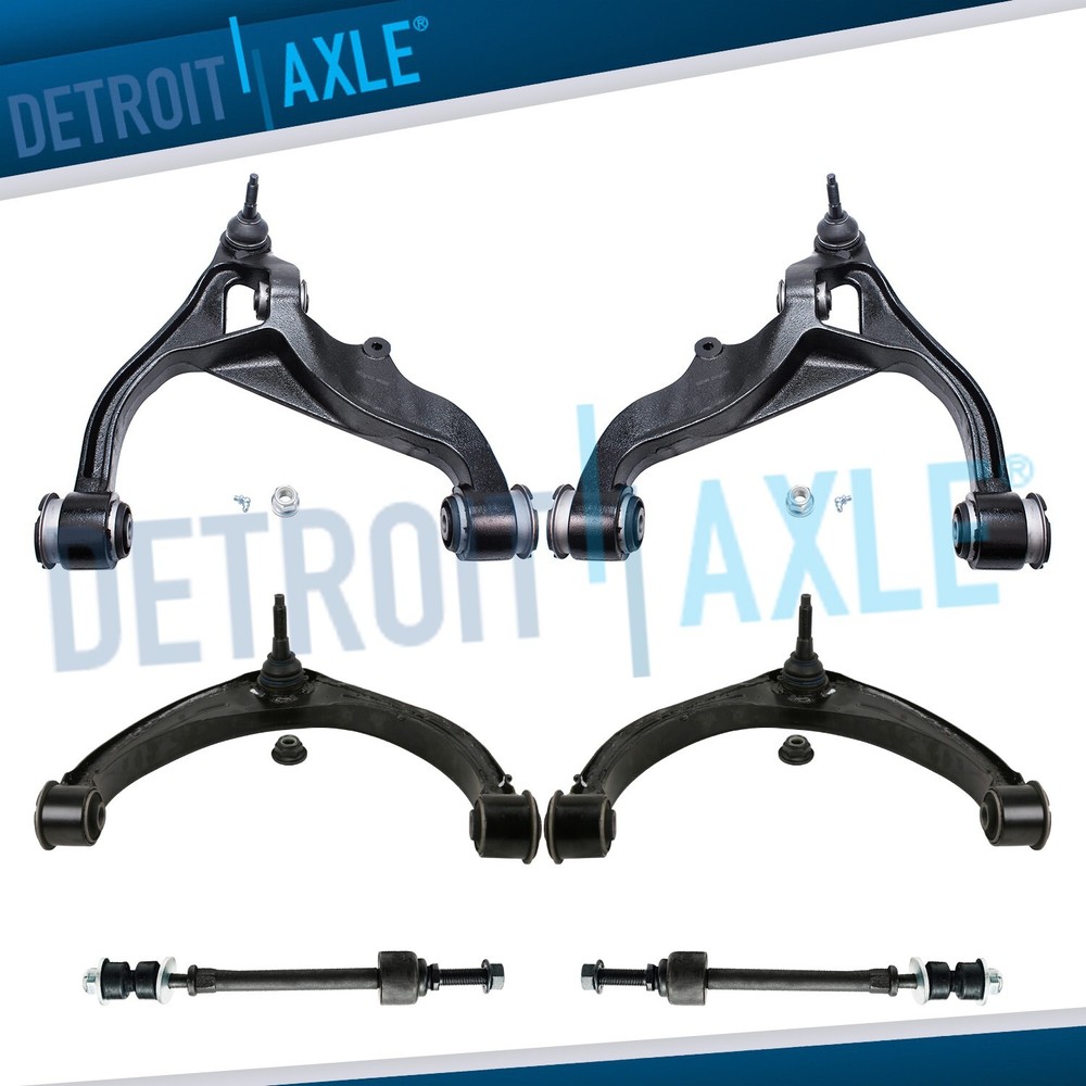 Front Upper & Lower Control Arms Sway Bars for 2009 - 2018 Dodge Ram 1500 5 Lug