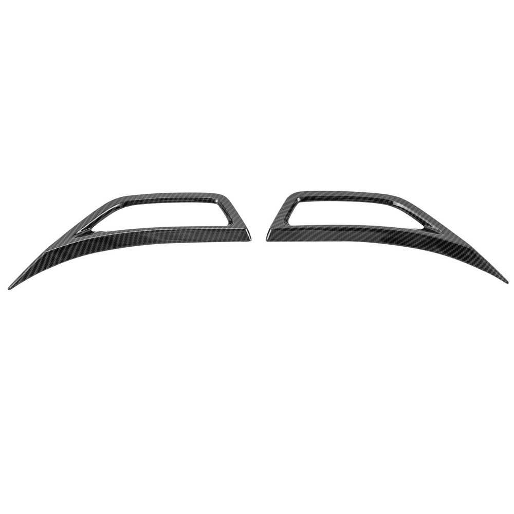 Front Wheel Fender Air Vent Cover Trim For Jeep Wrangler JL JT 18+ Carbon Fiber