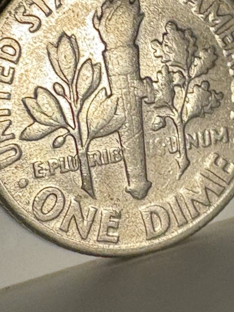 1974 Dime Missing Mint Mark And Faint “US”On The Back Side, More Errors