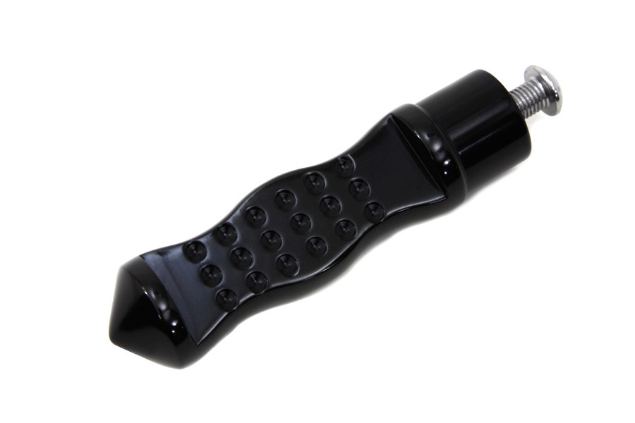 Black Form Factor Shifter Footpeg Druid Style for Harley-Davidson