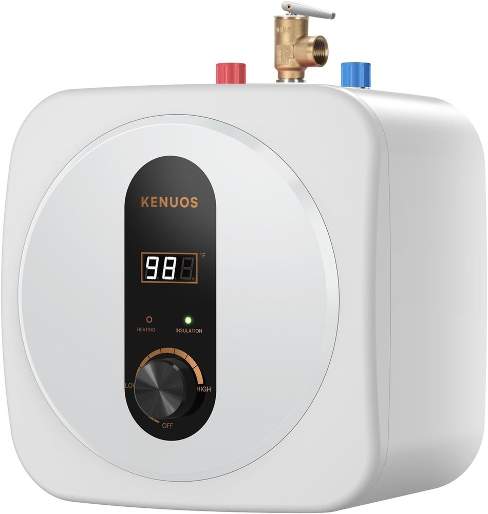 KENUOS Under Sink Instant Hot Water Heater,2.5 Gallon Mini Tank Water Heaters