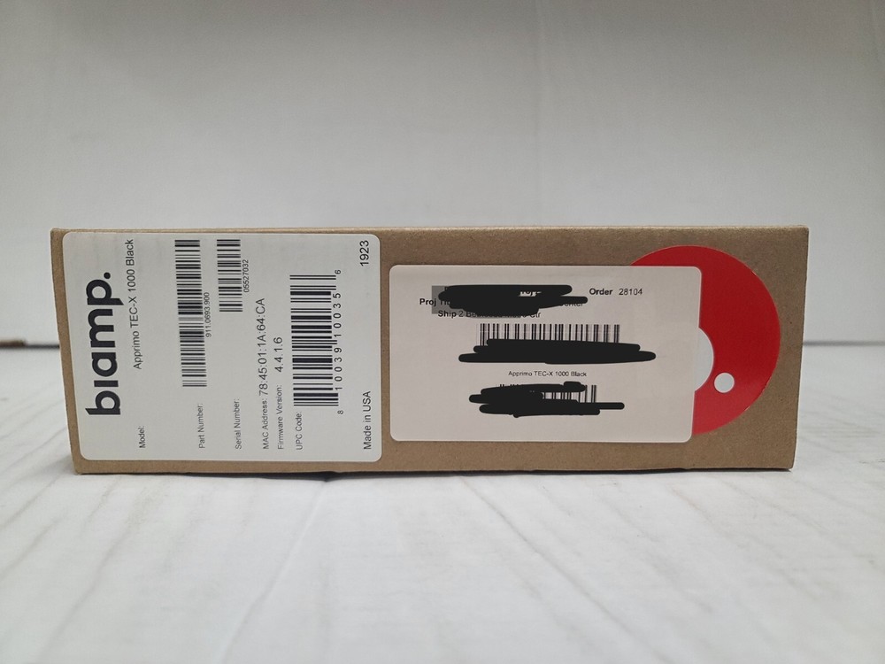 BIAMP Apprimo TEC-X 1000 Black