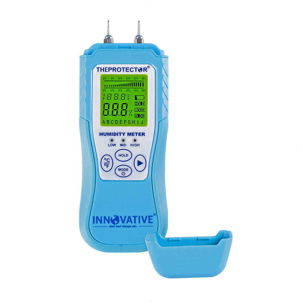 THEPEOTECTOR LCD Moisture Meter Measuring Moisture And Humidity