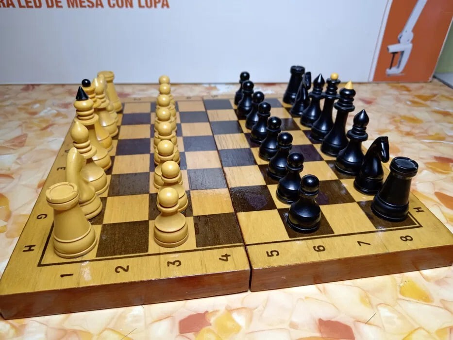 Rare Bakelite Vintage Chess Set Soviet USSR
