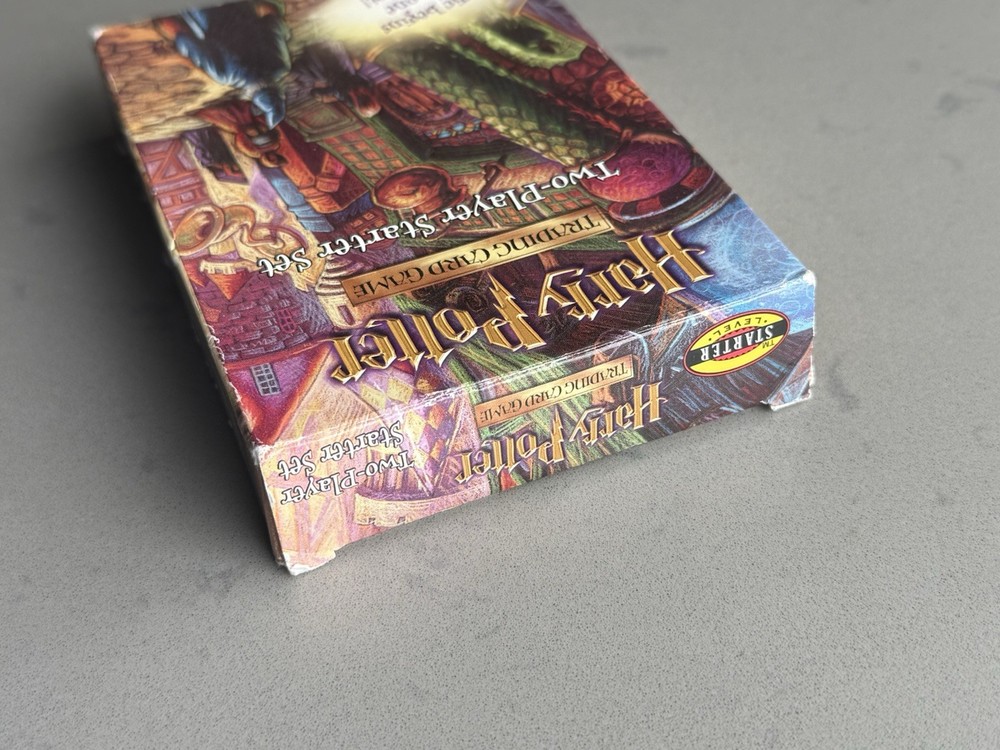 2001 Harry Potter Trading Card Game Two Player Starter Set - Open Box - Complete