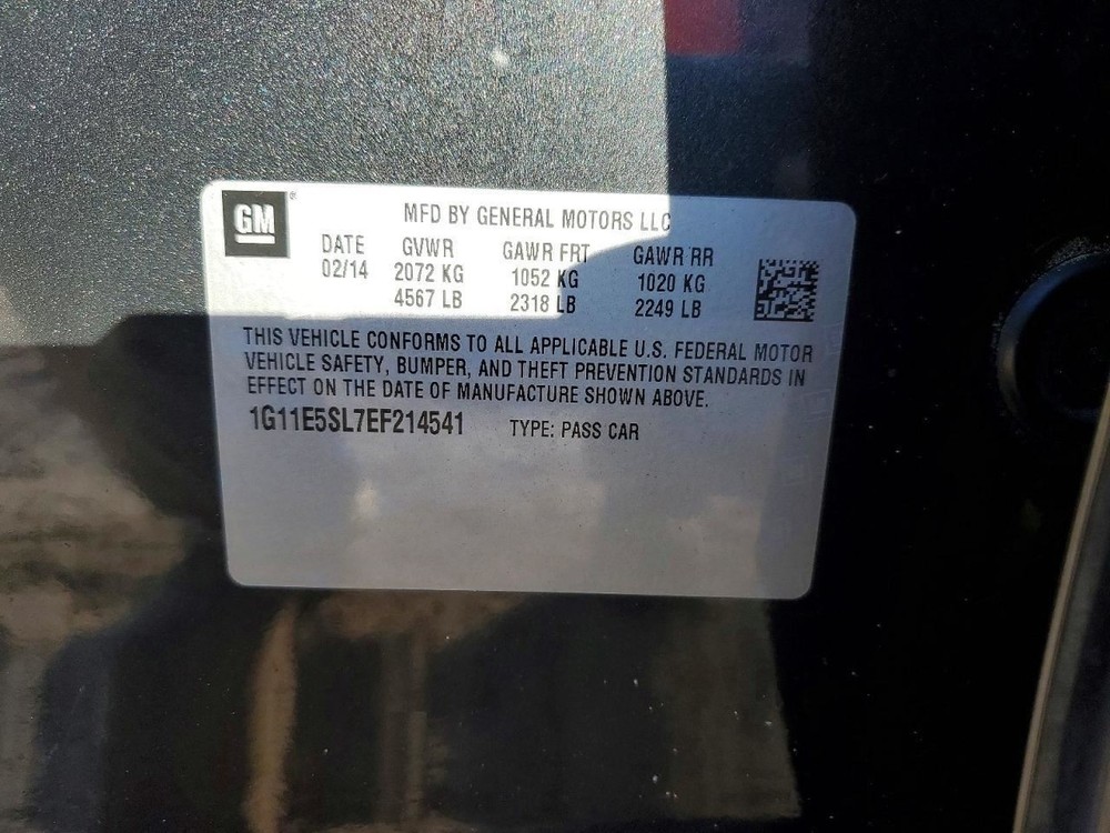 MALIBU 2014 Glove Box 4980776