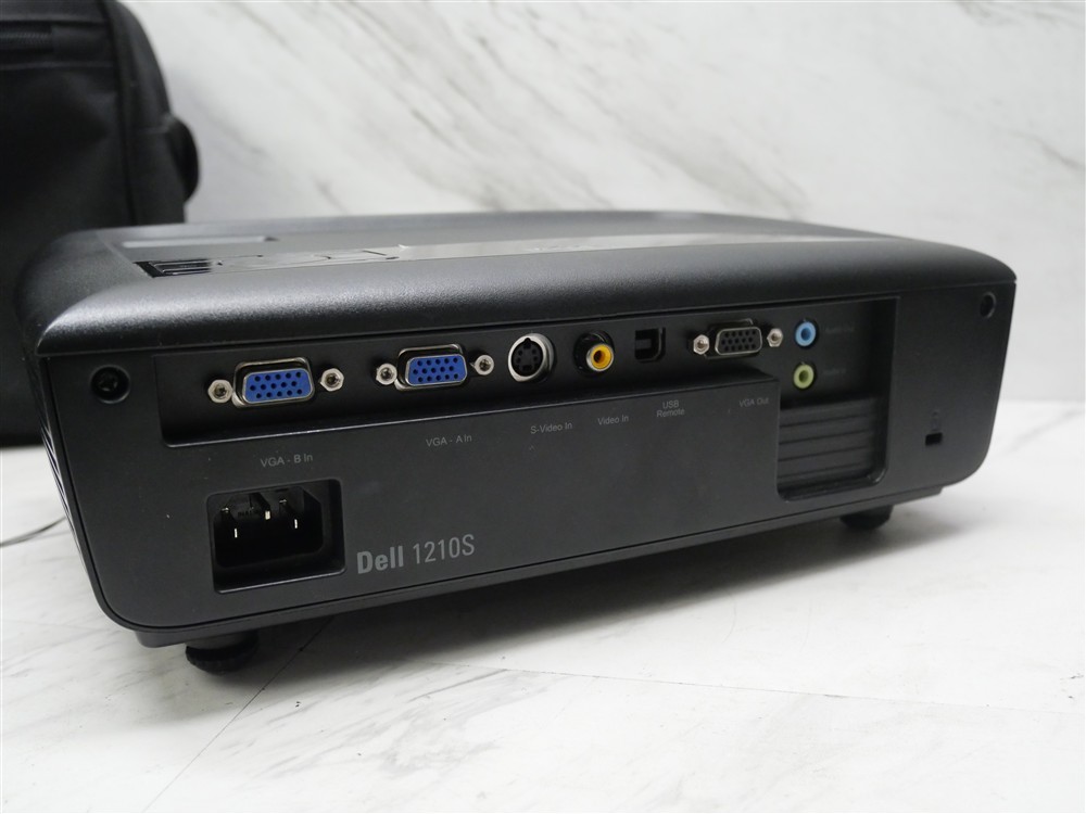 Dell 1210S Projector 385 Hours on Lamp Tested & Working - Includes Bag!