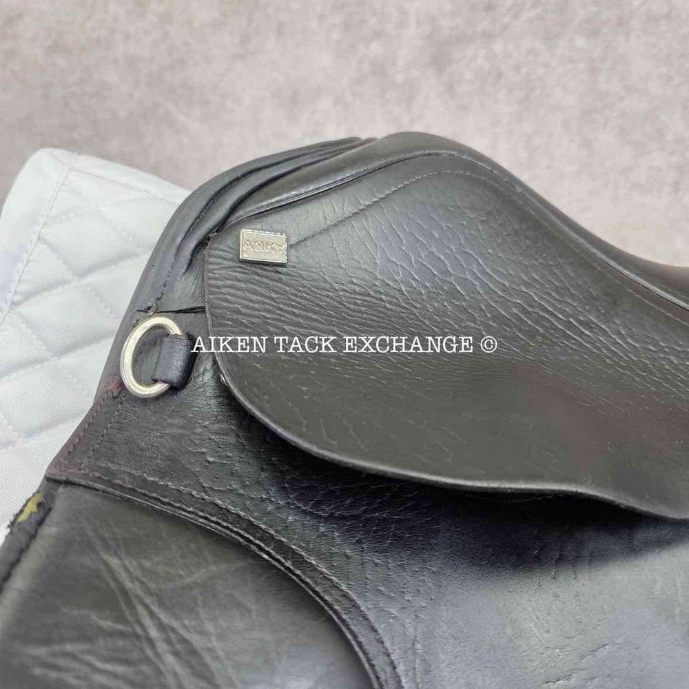 Anky Dressage Saddle, 17.5" Seat, Medium Wide Tree (Read Description)