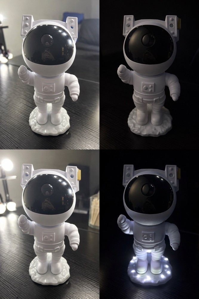 Astronaut Galaxy Projector Night Light, LED Multicolor, Remote Control, Bedroom