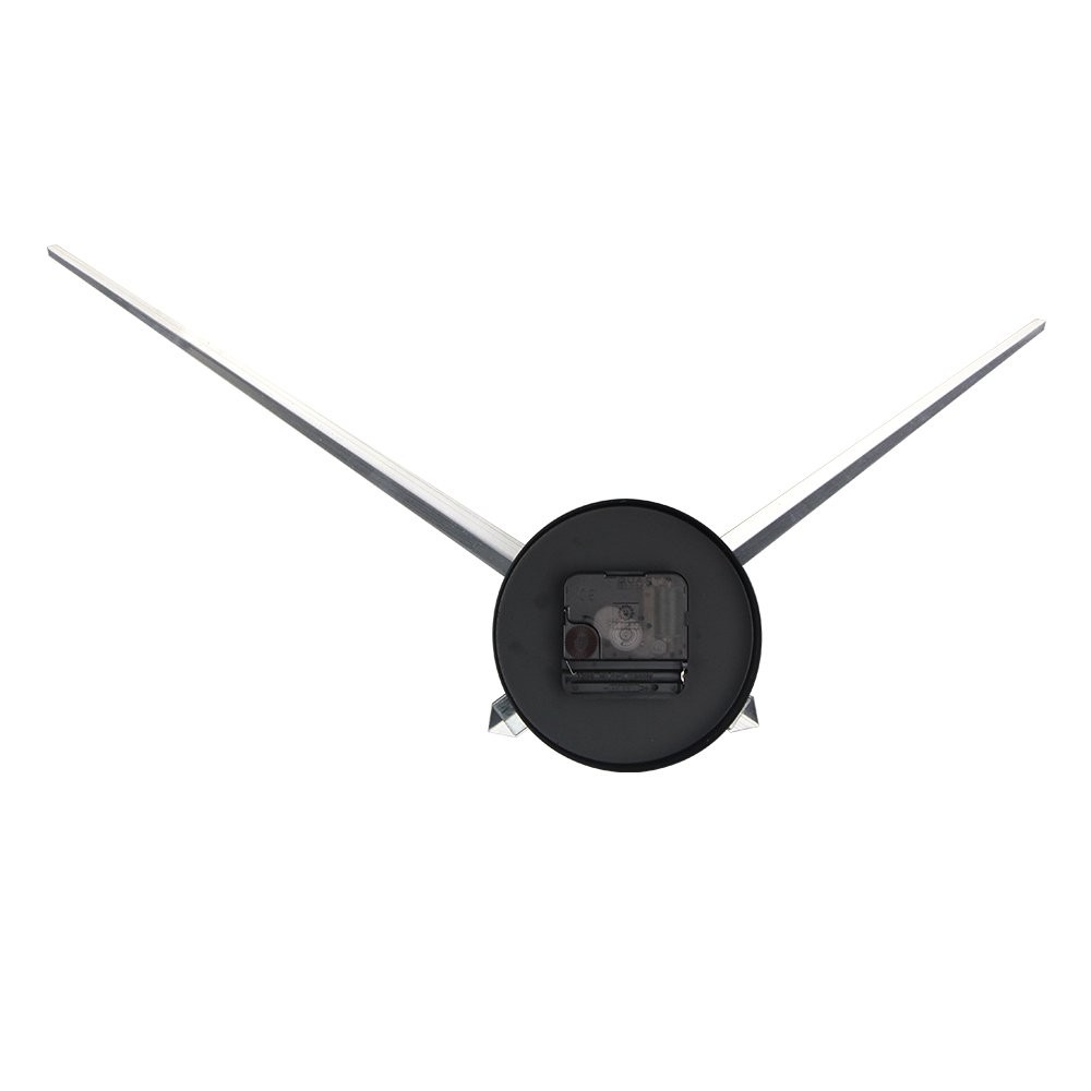 Timelike 3D Clock Hands, Large Needles Quartz Large, Black-t42b