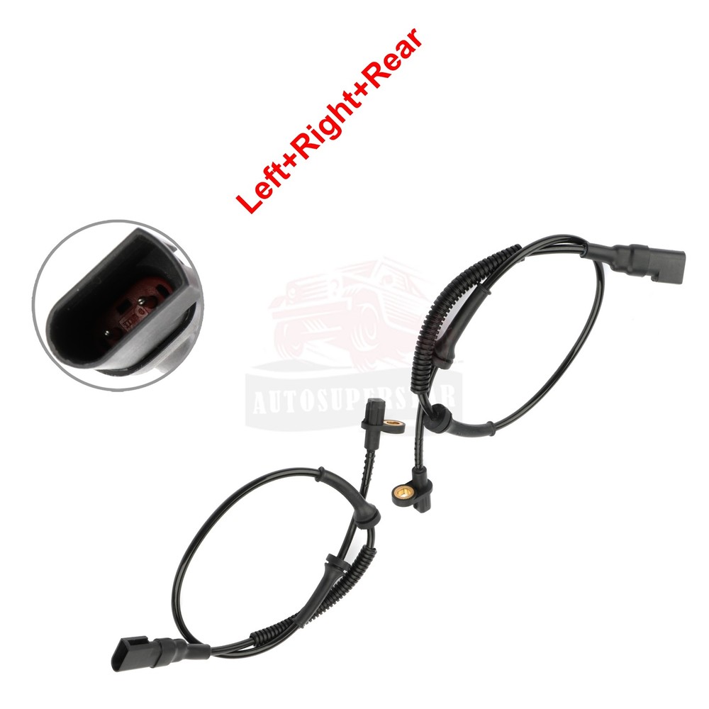 2 pcs Rear Driver & Passenger Side ABS Speed Sensor For Ford Transit Connect