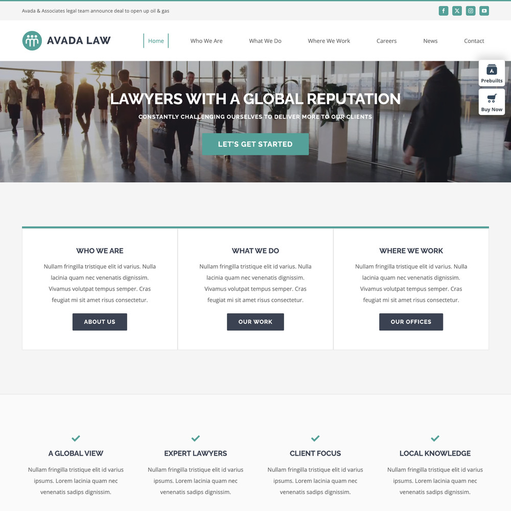 Law Website Design with Free VPS Web Hosting and Installation