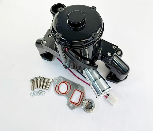 LS aluminum electric water pump for LS1 LS2 LS3 LS6 () Black