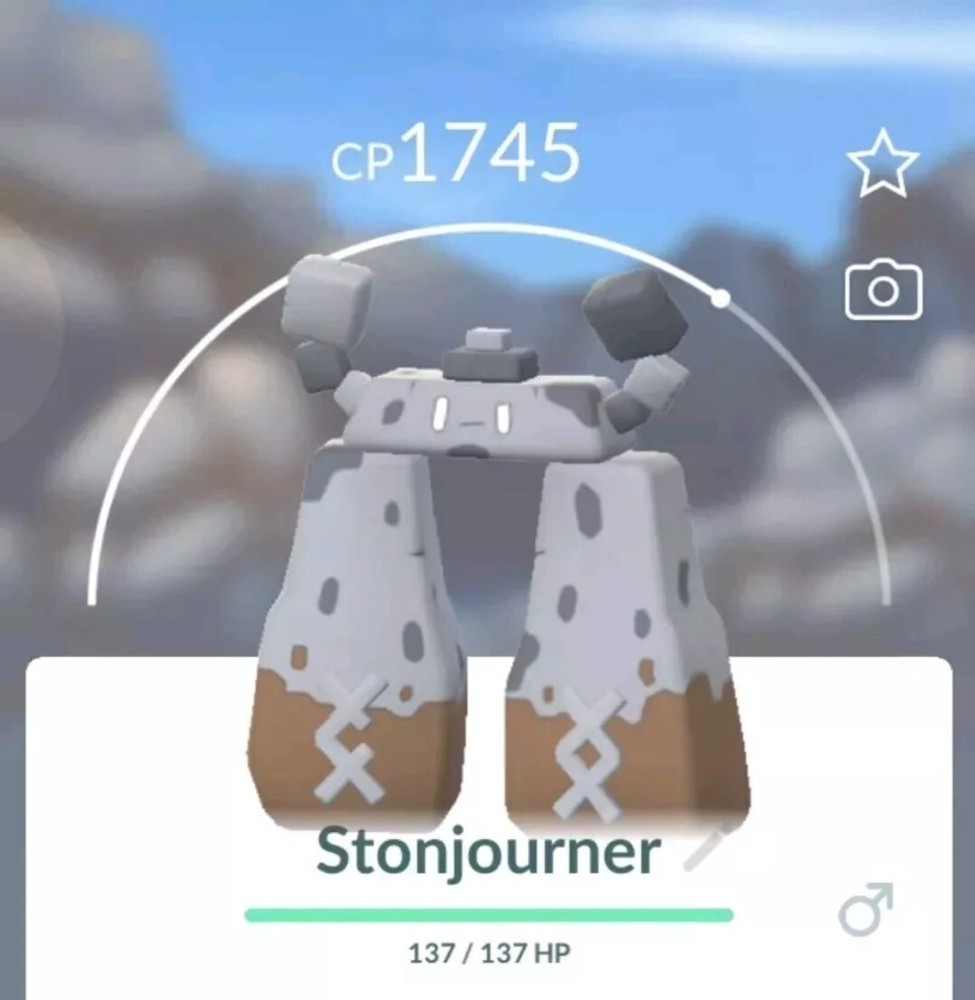 Pokémon Stonjourner Regional Go