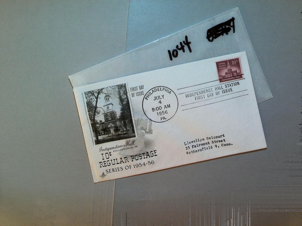 U. S. FDC - 1044 - Independence hall   - comb. shipping!