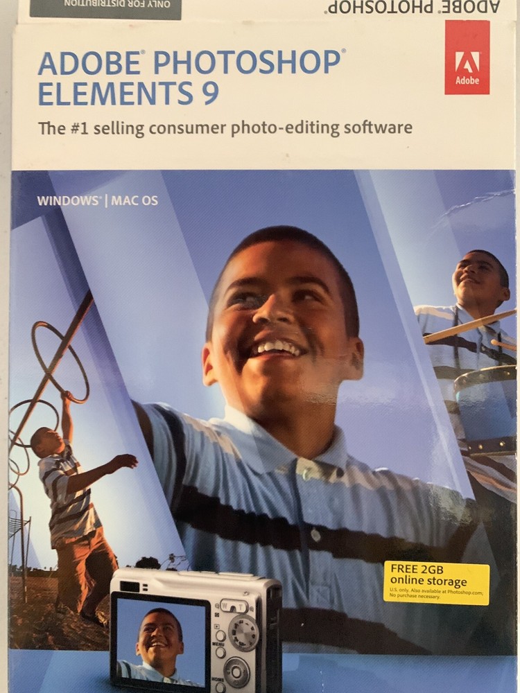 Adobe Photoshop Elements 9 Mac Disc Only w/ Serial Number