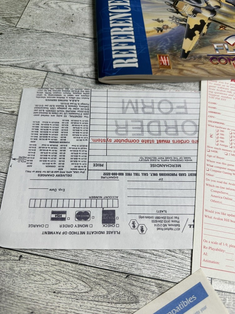 Flight Commander 2 PC Software Game Windows 10 8 7 Vista XP Install, 4 disks