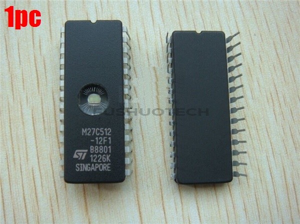 1Pcs M27C512 M27C512-12F1 St Date Code: 10+ DIP-28 Ic New cz