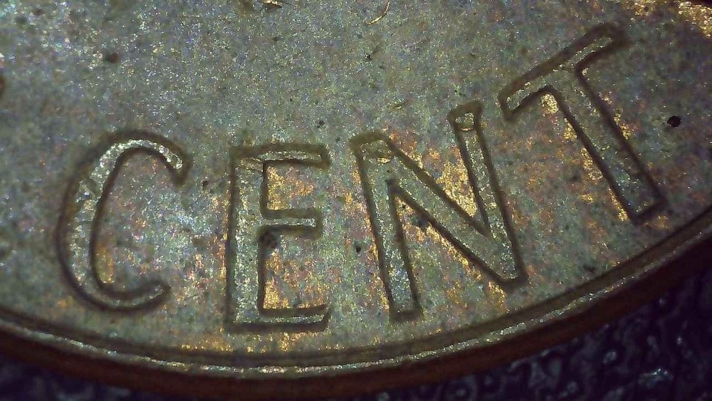 1979 D Lincoln Penny error repunched mintmark