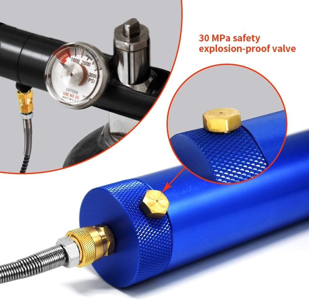 High Performance Air Filter & Oil Water Separator - 30Mpa with Quick Connectors