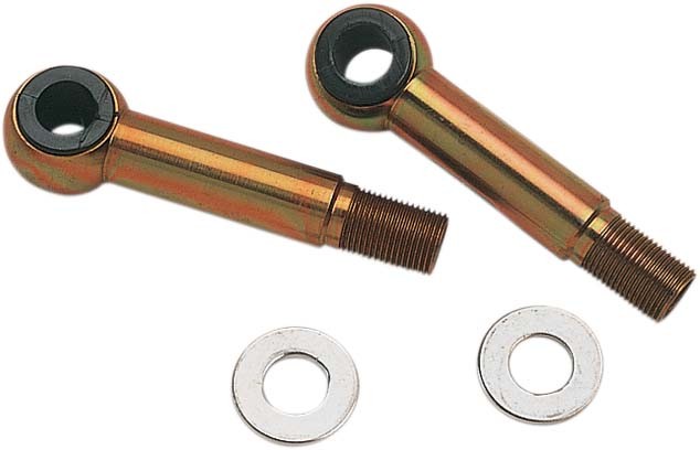 Burly Brand Lowering Blocks - Fixed - Chrome - B28-205