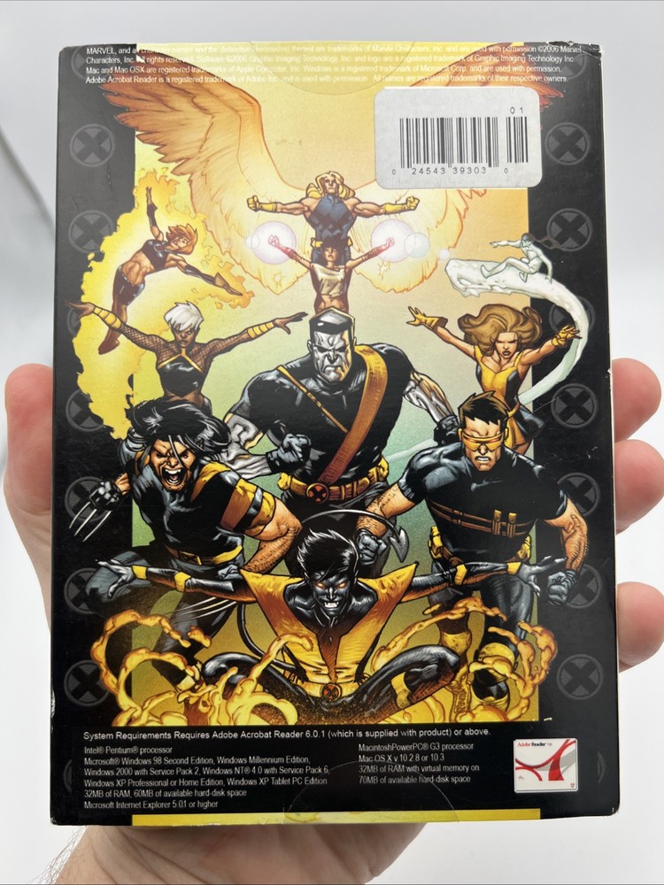 Marvel Comics Ultimate X-Men Complete Comic Book Collection CD-ROM Mac Windows