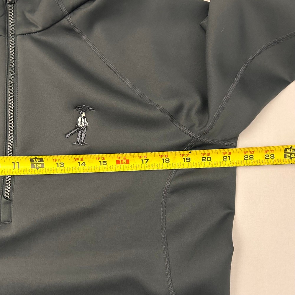 Sunice Mens Pullover Jacket Medium Gray 1/4 Zip Golf Performance Chest Pocket