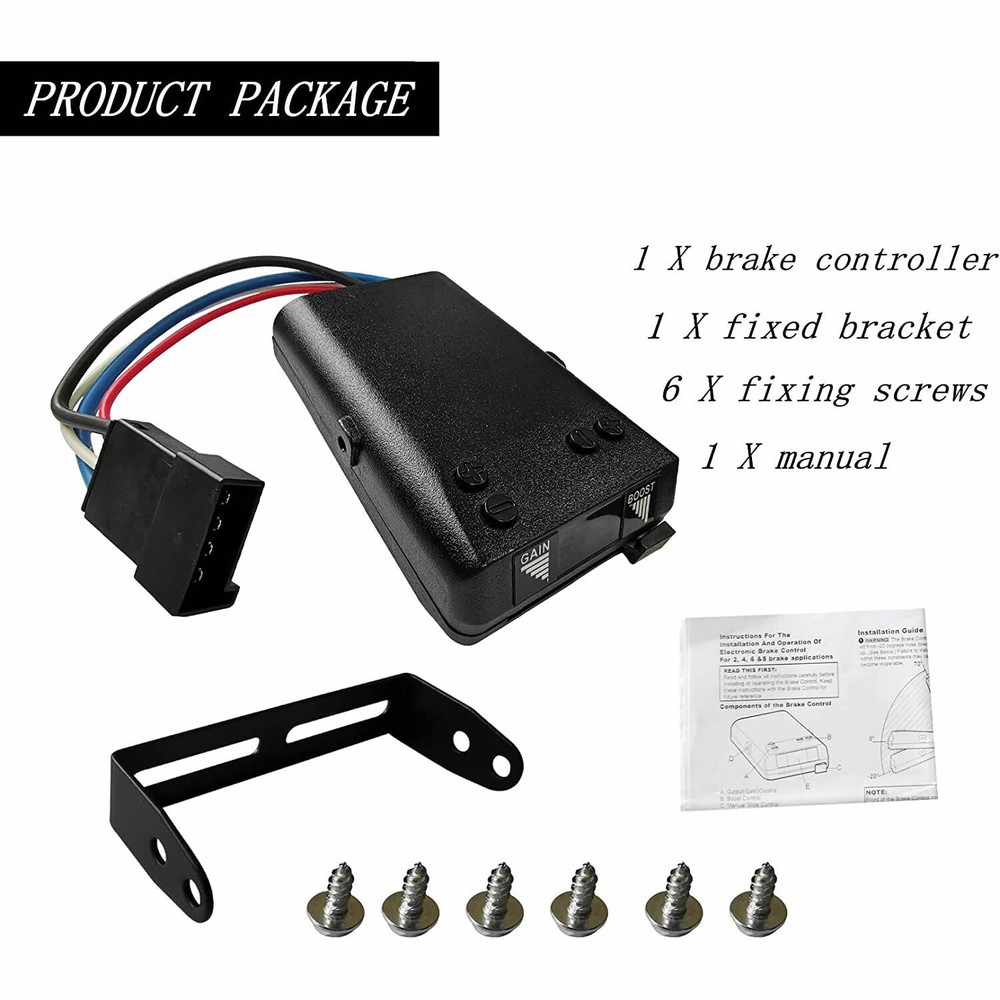 Electronic Trailer Brake Controller with 2 to 8 Braking System Replace 8508211