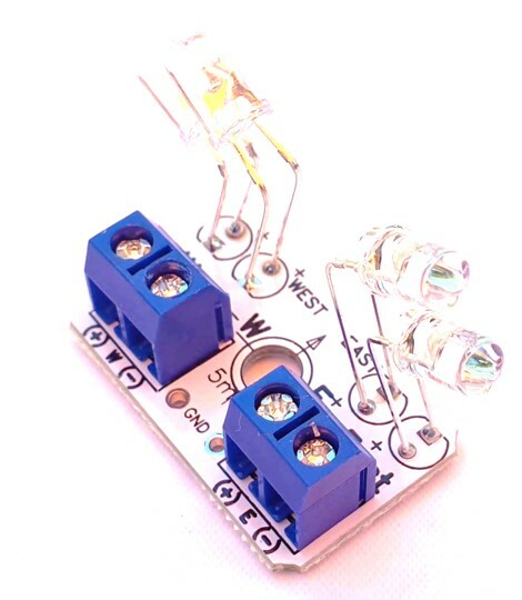 Jar Enclosure Dome DIY Sun Tracking Controller Board + Single Axis Sensors Board