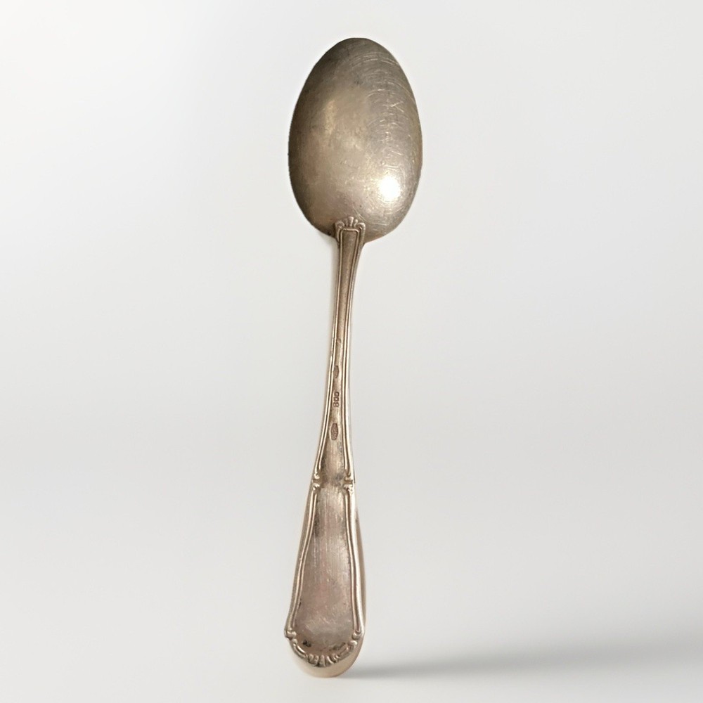 Dainty Little 800 Silver Antique Spoon with Maker’s Mark