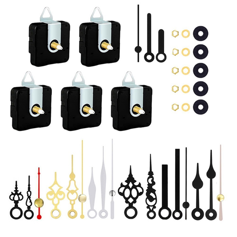 Battery Powered Clock Movement Kit Silent Quartz Mechanism Replacement