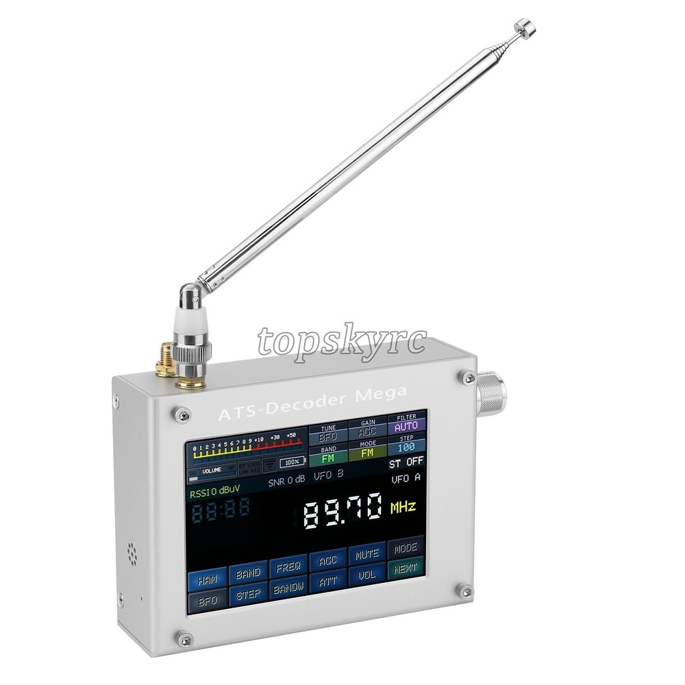 HAMGEEK ATS-Decoder Mega SDR Radio AM FM SYNC SSB CW DIGI Receiver Upgraded tp1