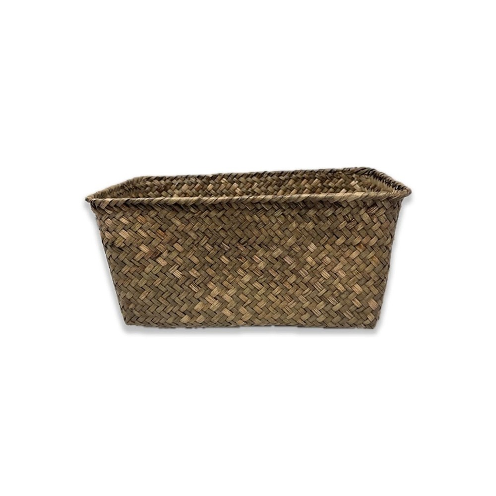 12 Pack Bulk Basket - Alexa 12" Natural Slim Large Rectangular Utility Tray M...